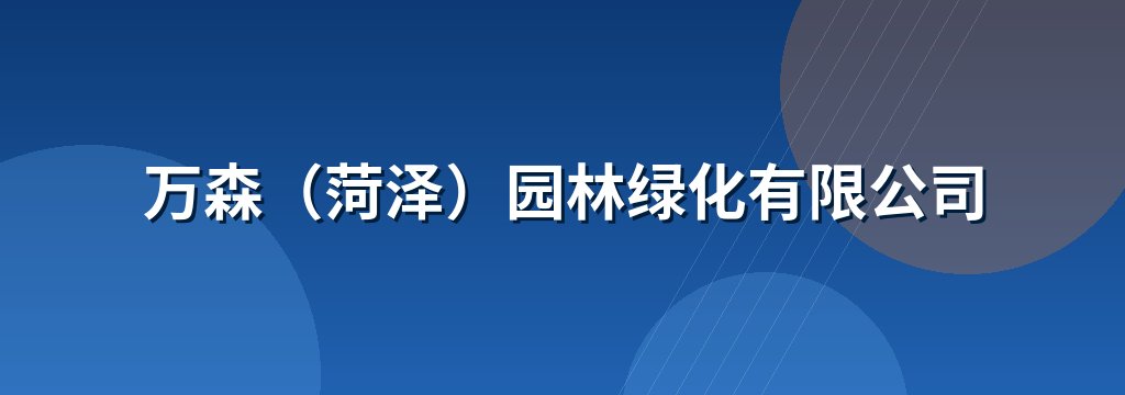 万森（菏泽）园林绿化有限公司