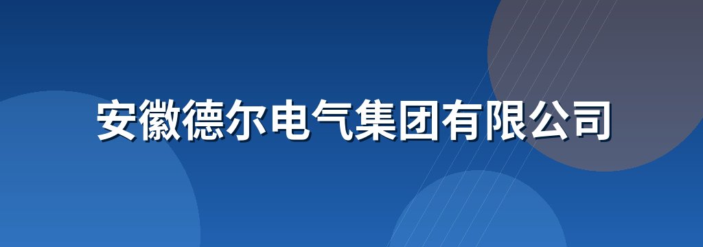 安徽德尔电气集团有限公司
