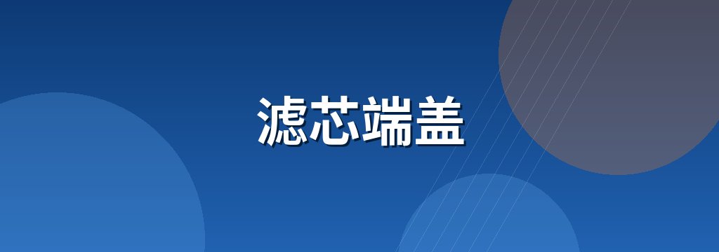 滤芯端盖